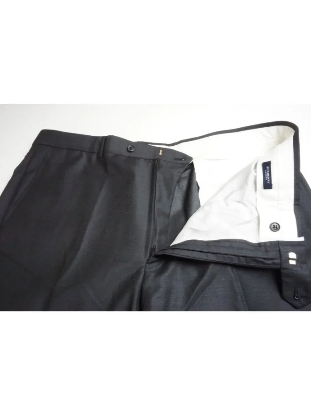 Burberry London Brown Pindot Silk Blend 2 Pc Suit Jacket Pants Sz 50R BRAND NEW